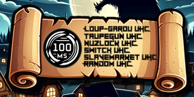 Bannière du serveur Minecraft 100MS - Serveur LGUHC (LG UHC) FFA Jump