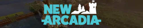 Bannière du serveur Minecraft Arcadia