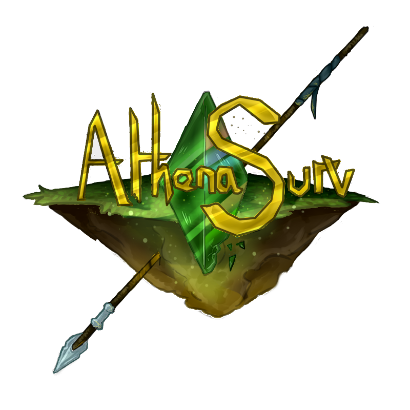 Bannière du serveur Minecraft AthenaSurv | Survie | FreeBuild | Prison