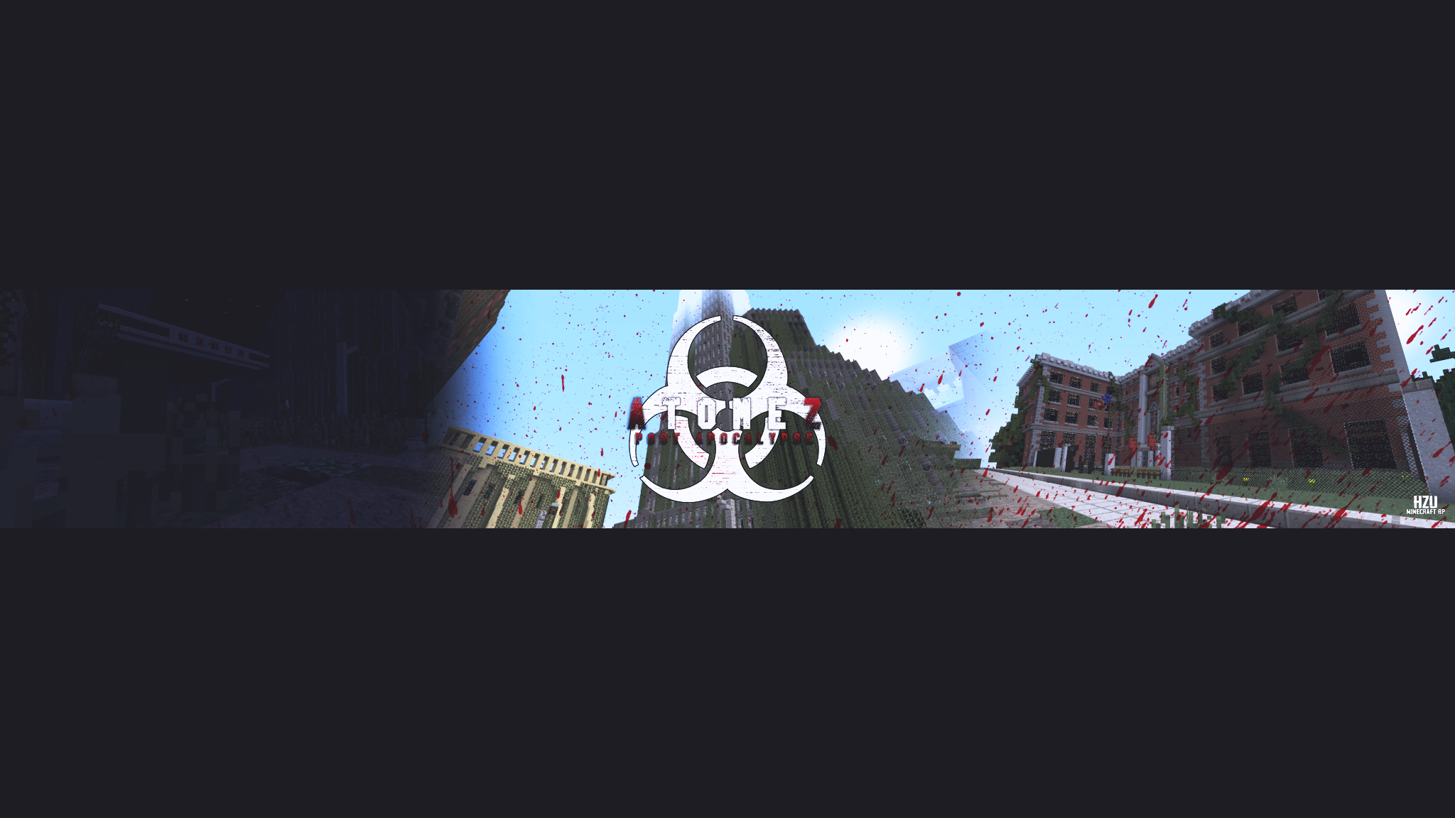 Bannière du serveur Minecraft AtomeZ Post Apocalypse
