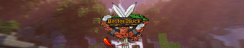 Bannière du serveur Minecraft BetterBlock