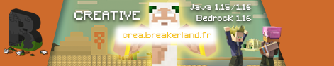 Bannière du serveur Minecraft BreakerPlot