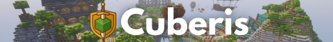 Bannière du serveur Minecraft Cuberis