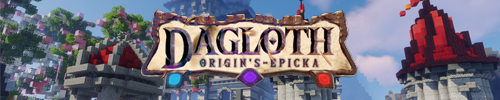 Bannière du serveur Minecraft Epicka Dagloth's Origins