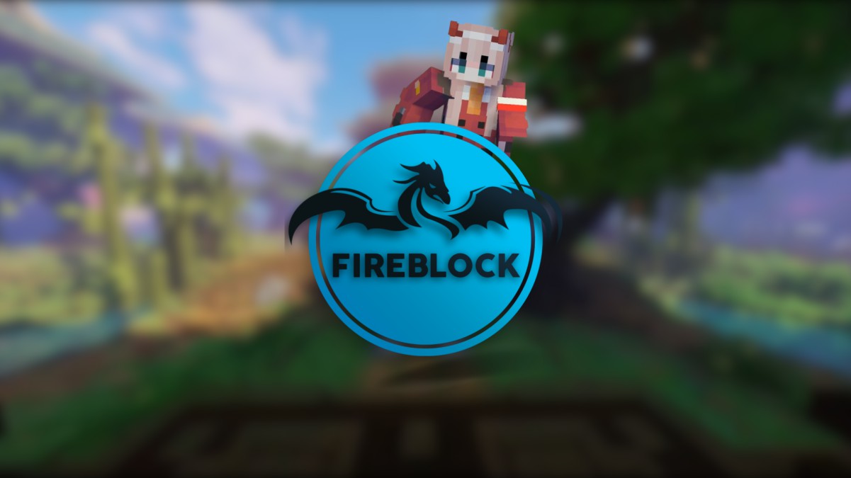 Bannière du serveur Minecraft FIREBLOCK