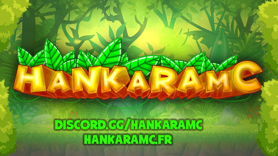 Bannière du serveur Minecraft HankaraMC