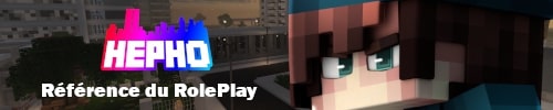 Bannière du serveur Minecraft HephoCraft
