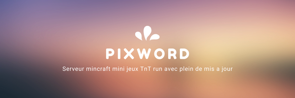 Bannière du serveur Minecraft Hypiword