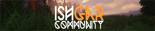 Bannière du serveur Minecraft Ishgar community