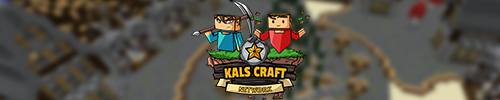 Bannière du serveur Minecraft KalsCraft Network