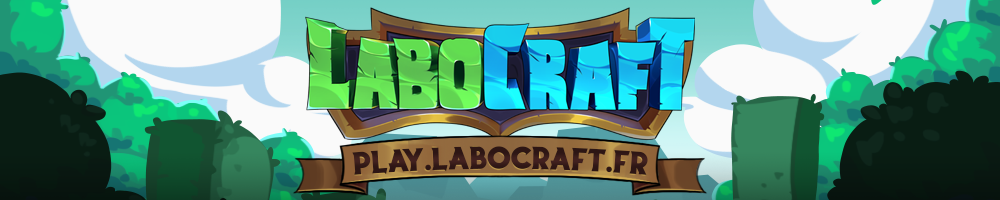 Bannière du serveur Minecraft LaboCraft