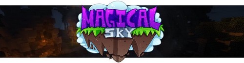 Bannière du serveur Minecraft MagicalSky