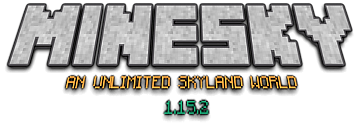 Bannière du serveur Minecraft Minesky