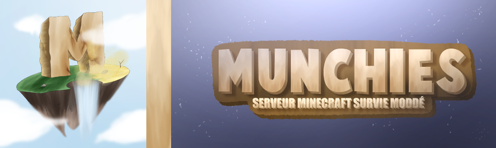 Bannière du serveur Minecraft Munchies