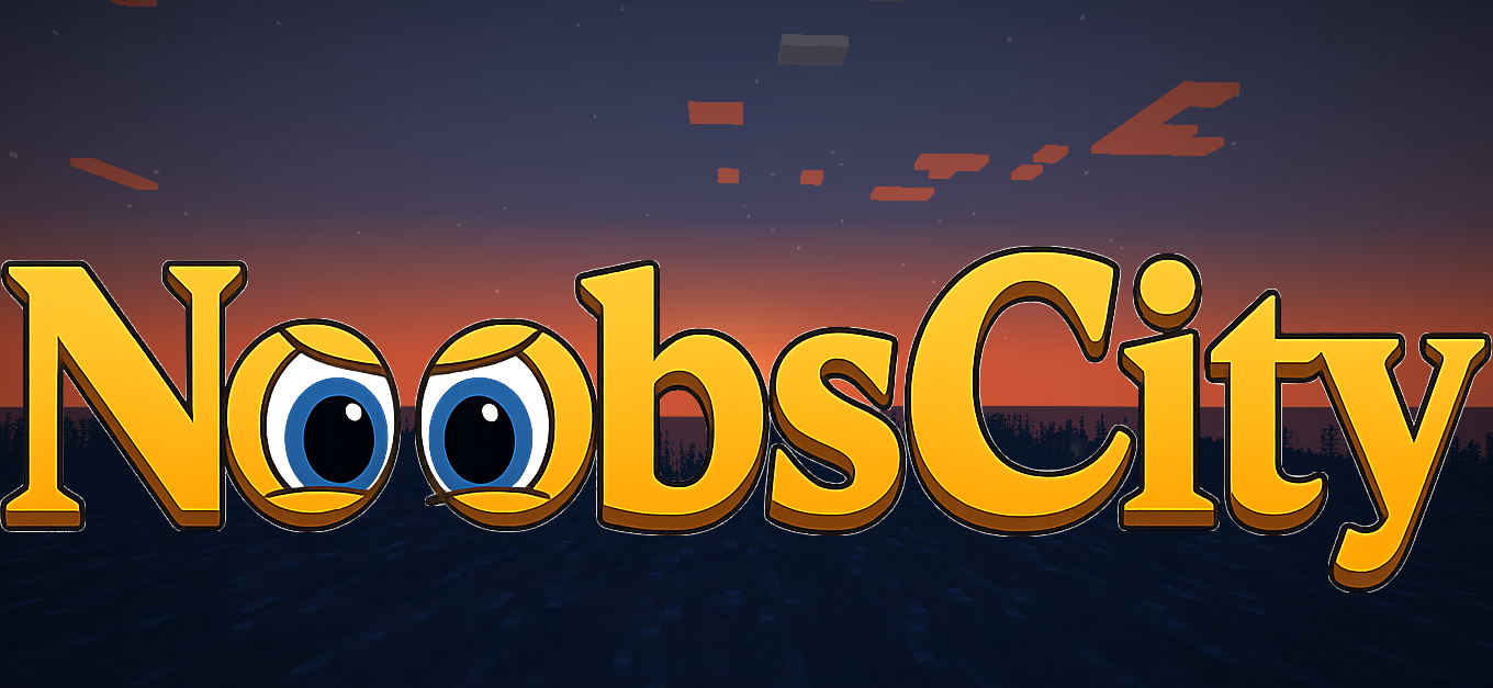 Bannière du serveur Minecraft NOOBs-LANDIA