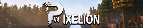 Bannière du serveur Minecraft PixelionV5
