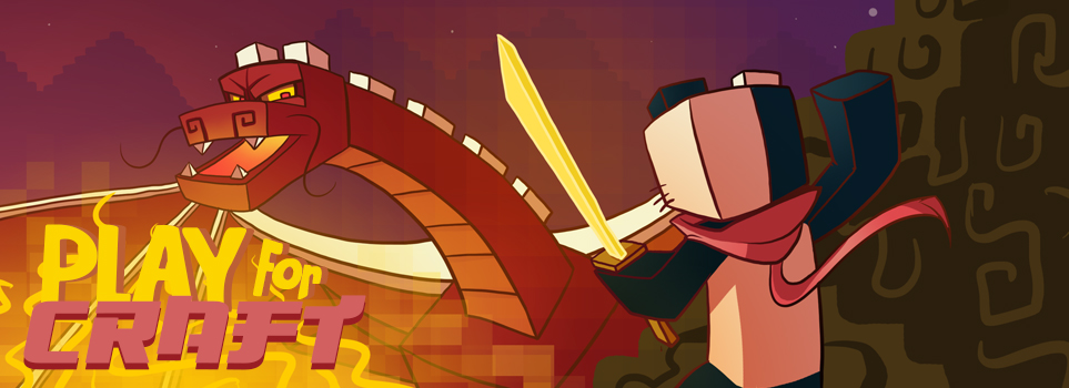 Bannière du serveur Minecraft PlayForCraft 1.8 PVP / FACTION