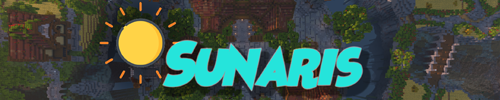 Bannière du serveur Minecraft Sunaris